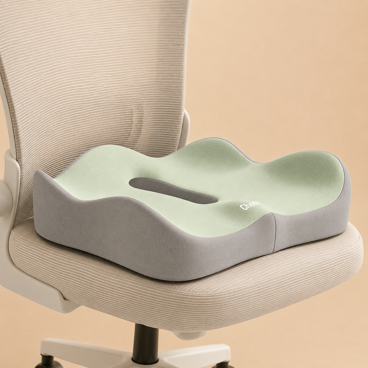Ergonomisches Memory-Schaum Sitzkissen für Rücken, Hüfte & Steißbein