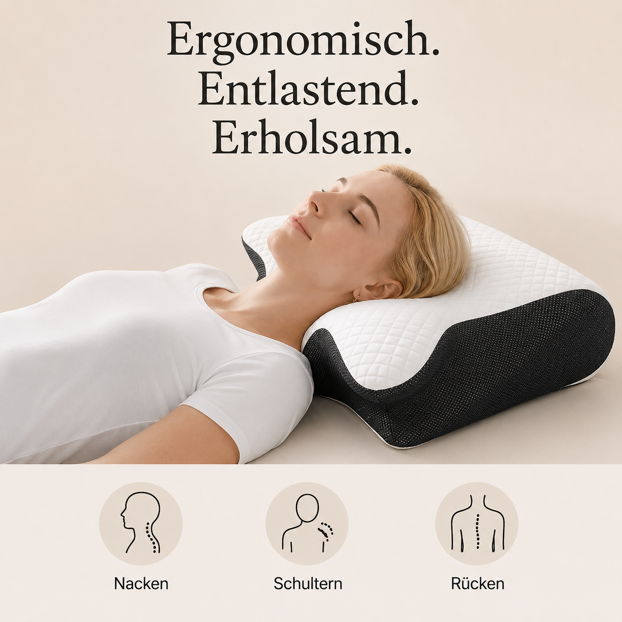 Orthopädisches Schlafkissen