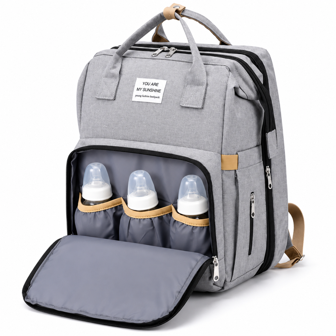 Premium Wickelrucksack mit integriertem Babybett