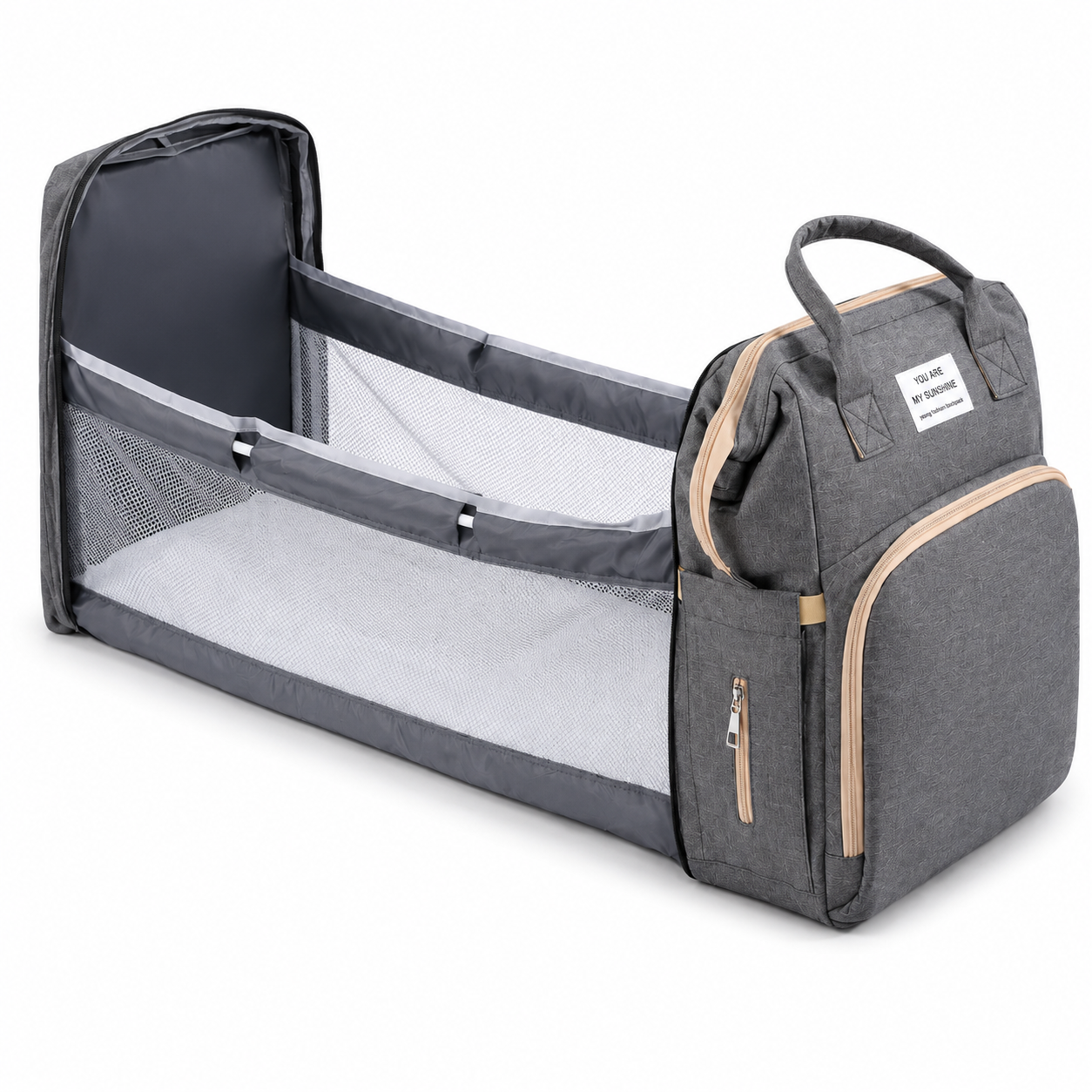 Premium Wickelrucksack mit integriertem Babybett